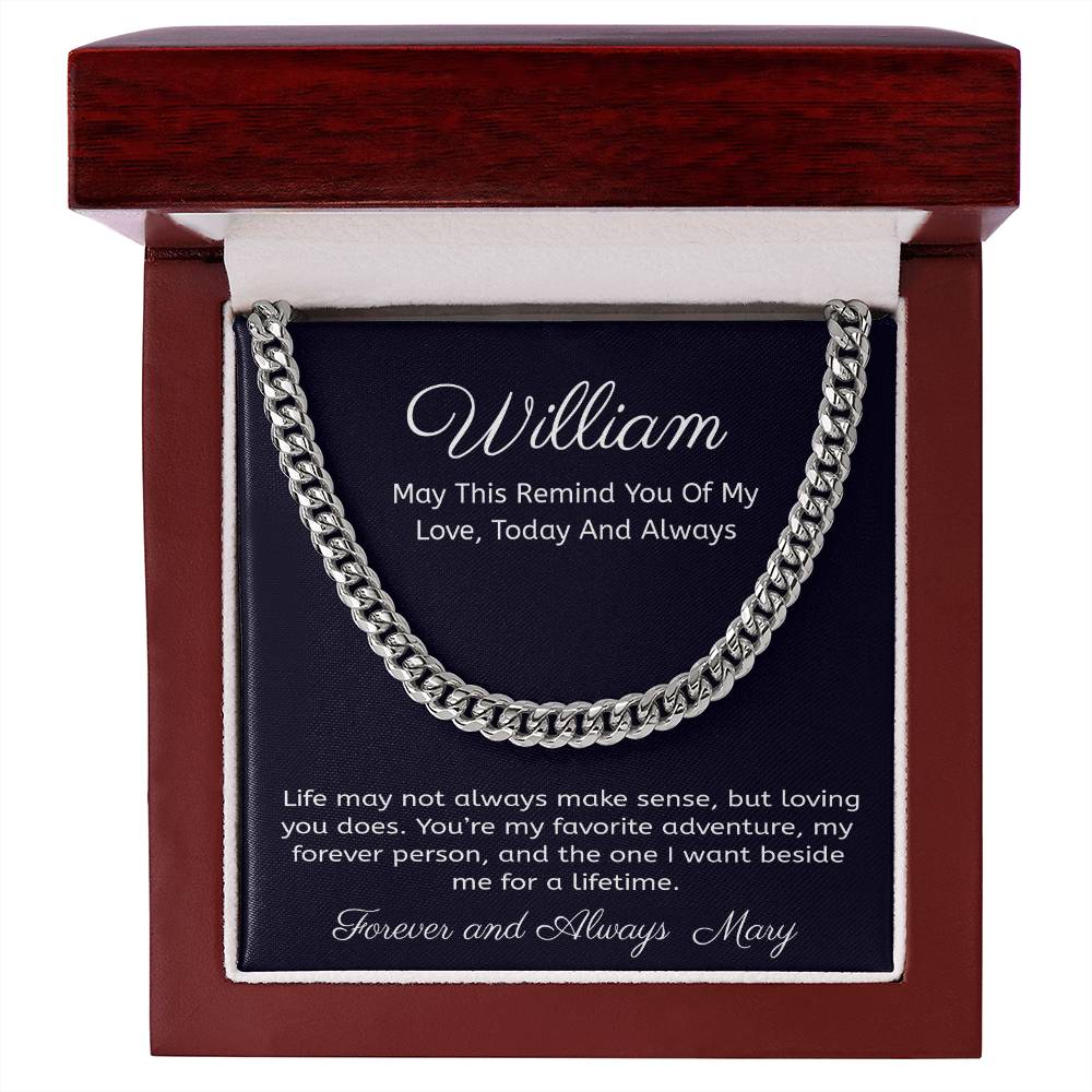 Personalized - May This Remind You Of My Love - Valentines Gift For Him