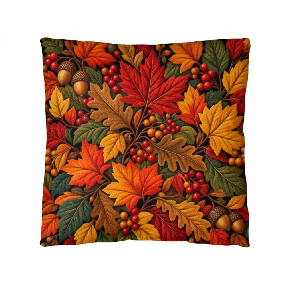 Autumn Foliage Pillow – Fall Throw Pillow
