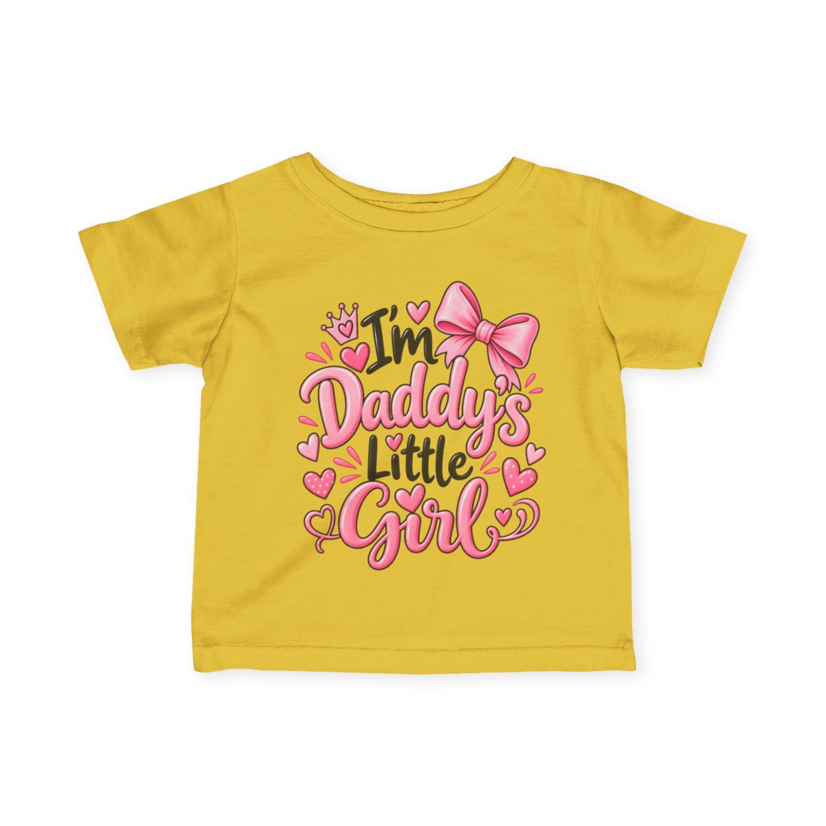 I’m Daddy’s Little Girl Baby & Toddler T-Shirt | Cute Girl Shirt 6M–24M