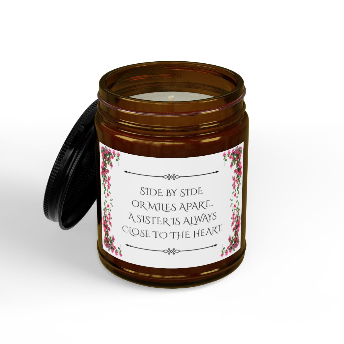 Heartfelt Sister Candle: Always Close to the Heart | Perfect Gift for Any Occasion