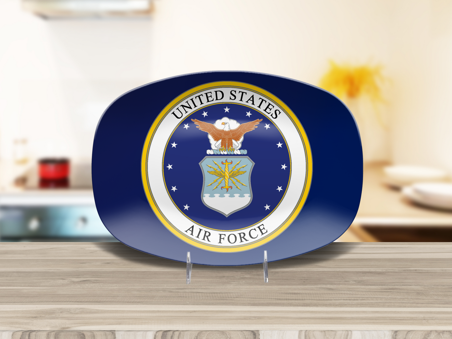 US Air Force Serving Platter – Perfect Gift for Airmen & Veterans