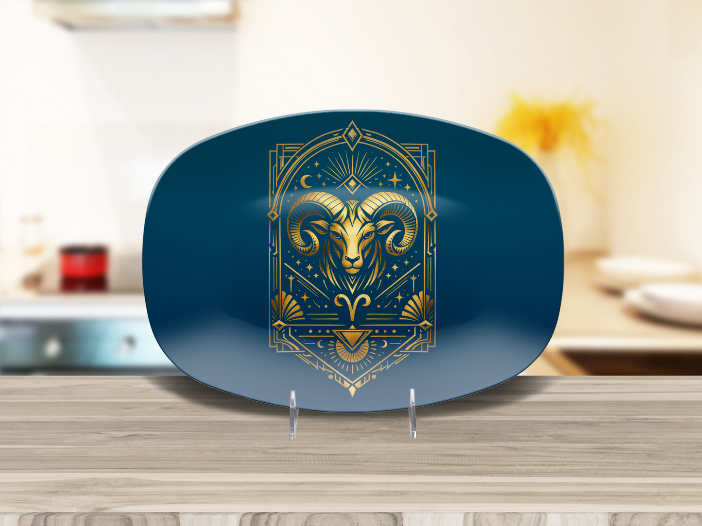Personalized Zodiac Sign Platter – Unique Gift for Mother's Day, Father's Day, and Birthdays