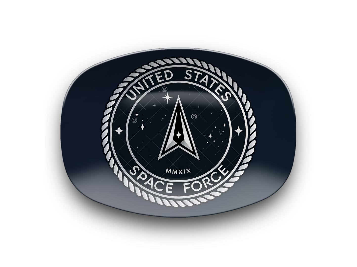 US Space Force Platter – Patriotic Military Serving Tray Gift
