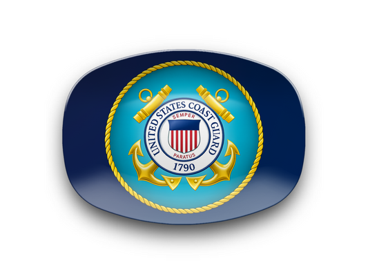 Patriotic US Coast Guard Serving Tray – Unbreakable Military Gift