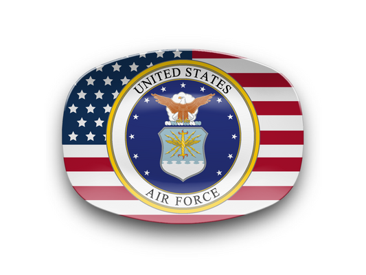 US Air Force American Flag Serving Platter – Perfect Patriotic Gift for Veterans