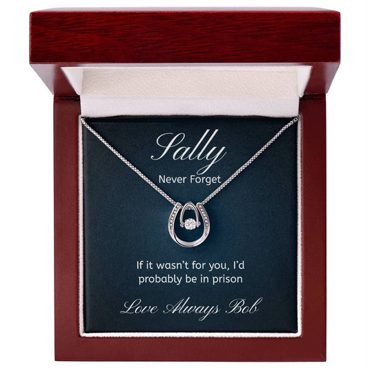 Personalized - If It Wasn't For You - Lucky In Love - Gift Necklace For Her