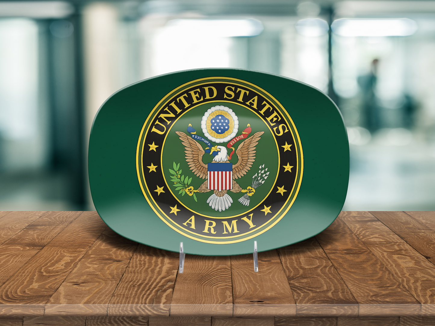 U.S. Army Serving Platter – Patriotic Military Tray for Veterans & Army Families