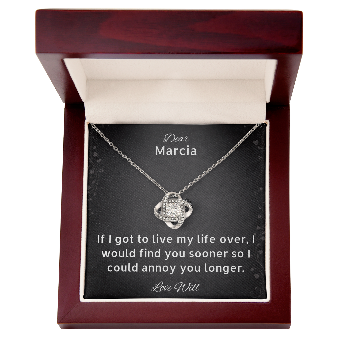 Personalized Romantic Necklace for Wife – I’d Choose You Every Time
