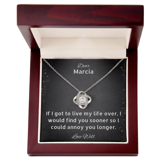 Personalized Romantic Necklace for Wife – I’d Choose You Every Time