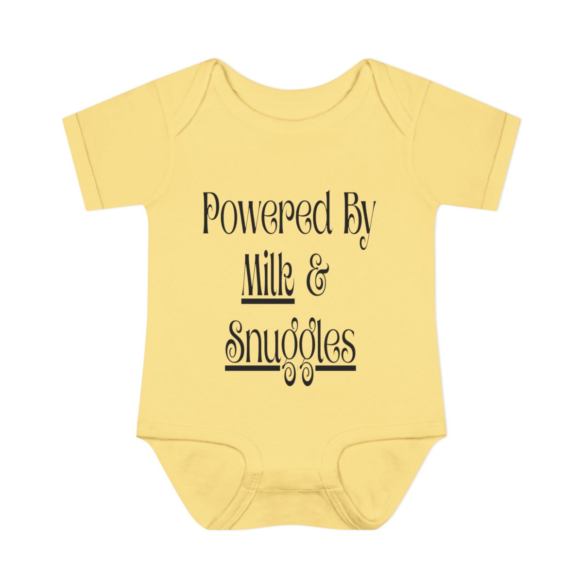 Powered By Milk & Snuggles Baby Bodysuit – Cute Infant Onesie®
