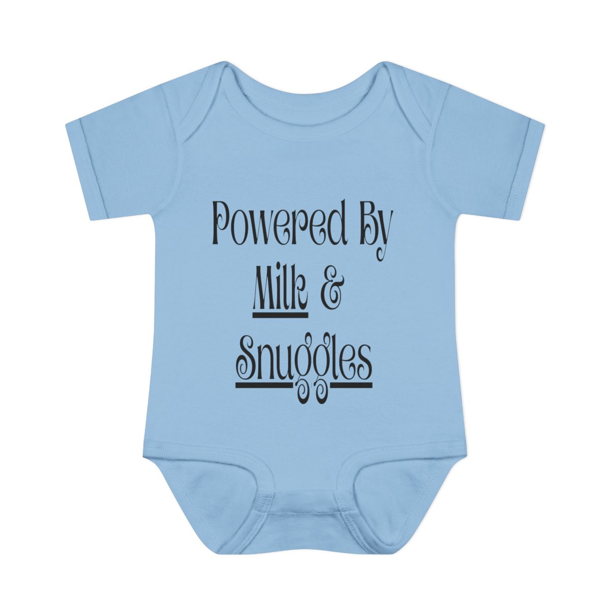 Powered By Milk & Snuggles Baby Bodysuit – Cute Infant Onesie®