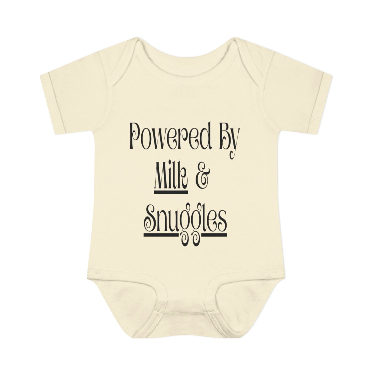 Powered By Milk & Snuggles Baby Bodysuit – Cute Infant Onesie®