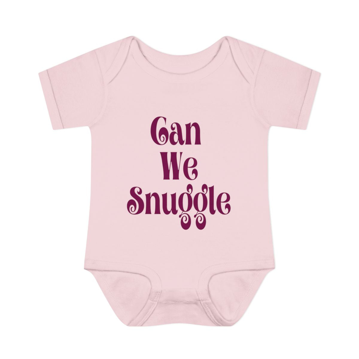 Can We Snoogle Baby Bodysuit – Cute Christmas Infant Outfit