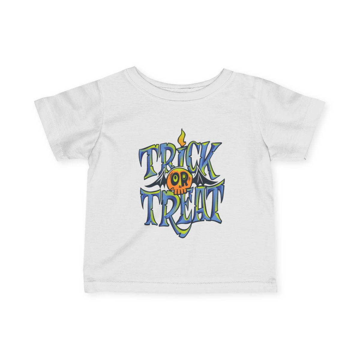 🎃Trick or Treat Baby & Toddler Halloween Shirt – Cute Skull Tee