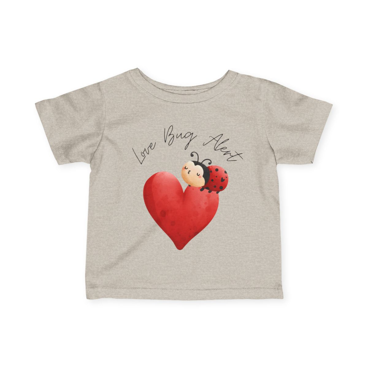 Love Bug Alert Baby & Toddler T-Shirt | Cute Ladybug Shirt for Kids 6M–24M
