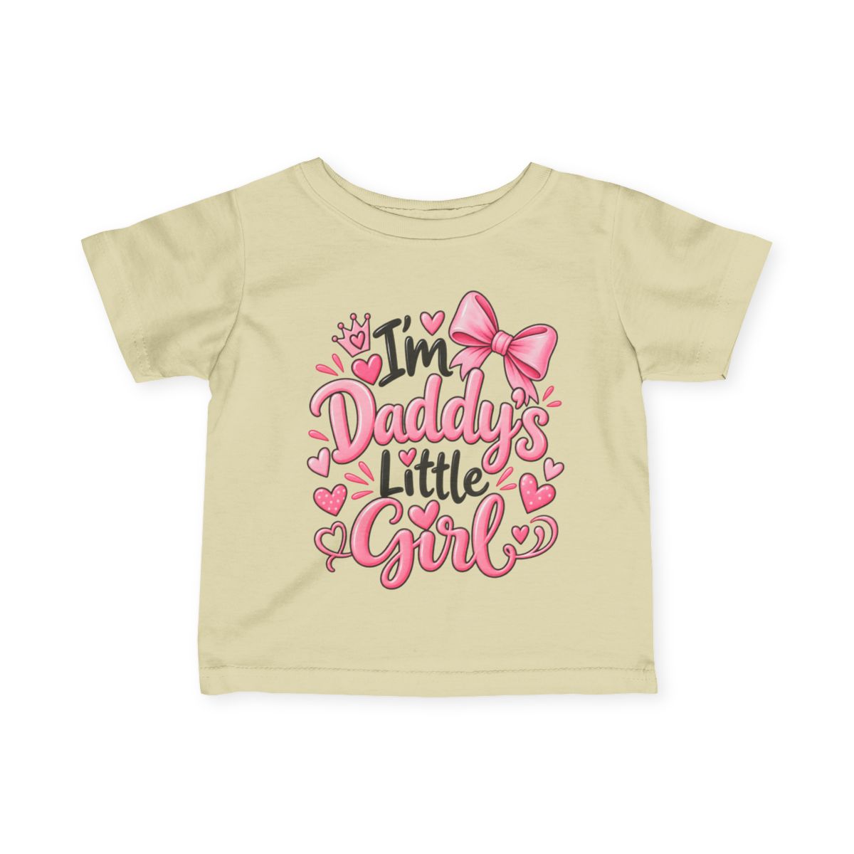 I’m Daddy’s Little Girl Baby & Toddler T-Shirt | Cute Girl Shirt 6M–24M