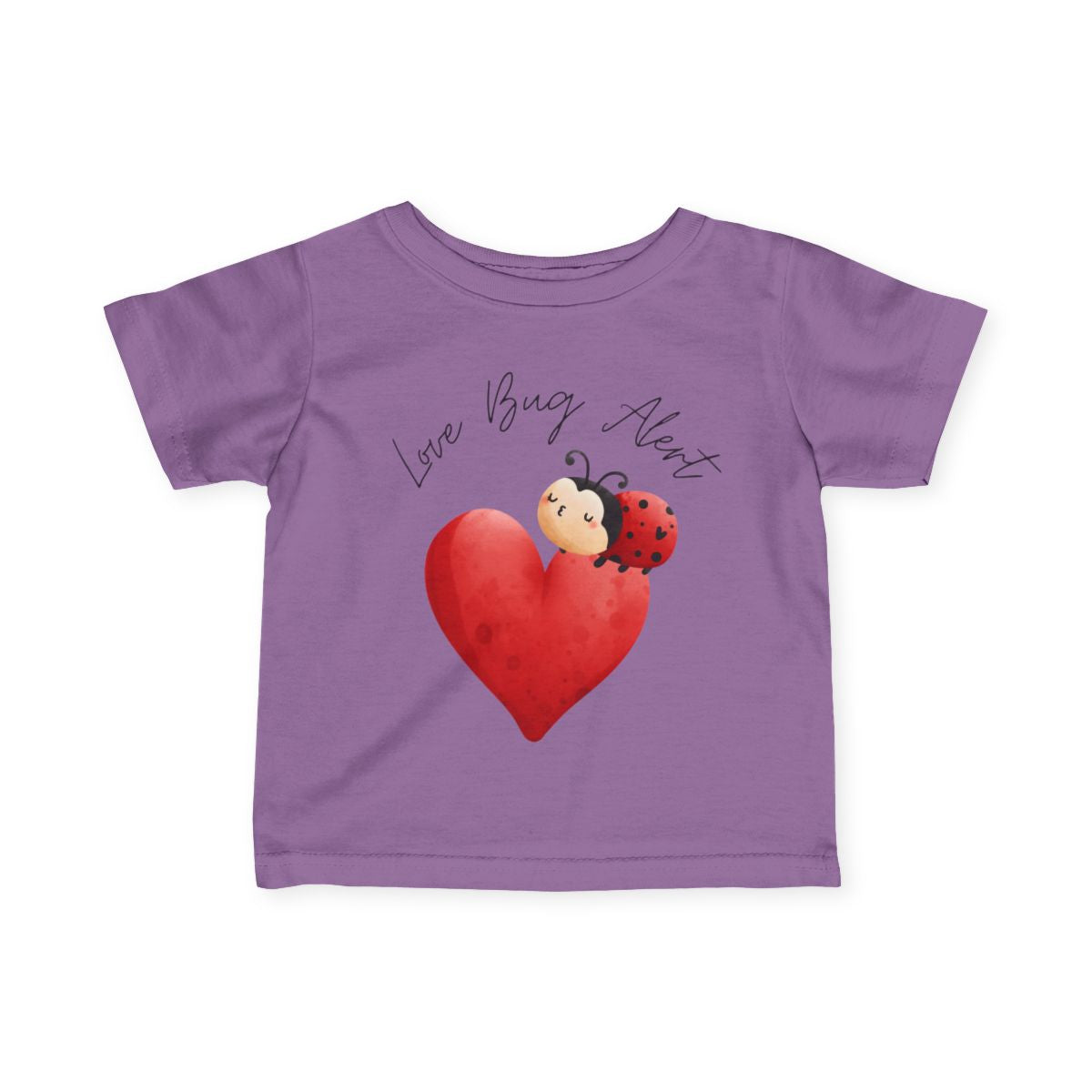 Love Bug Alert Baby & Toddler T-Shirt | Cute Ladybug Shirt for Kids 6M–24M