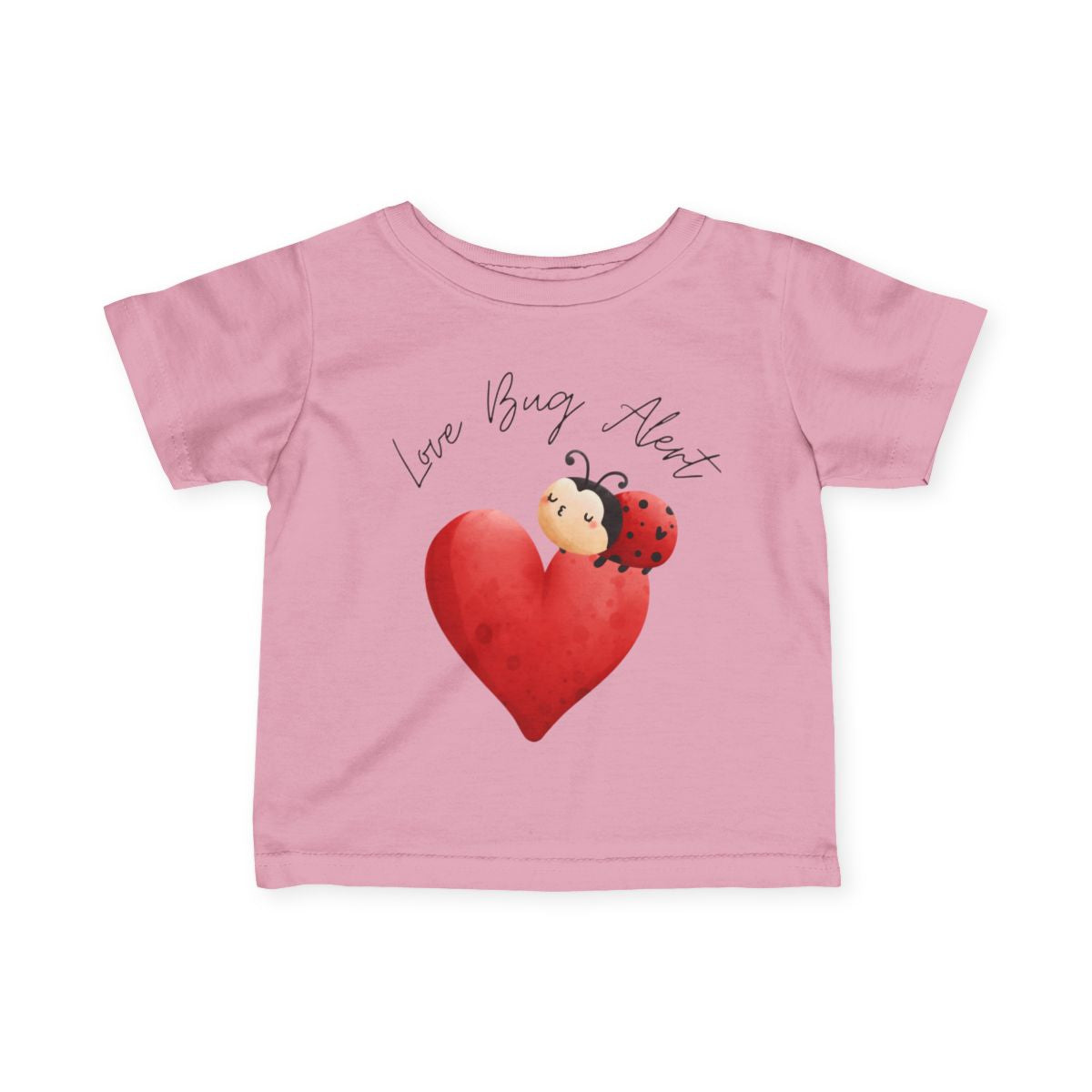 Love Bug Alert Baby & Toddler T-Shirt | Cute Ladybug Shirt for Kids 6M–24M