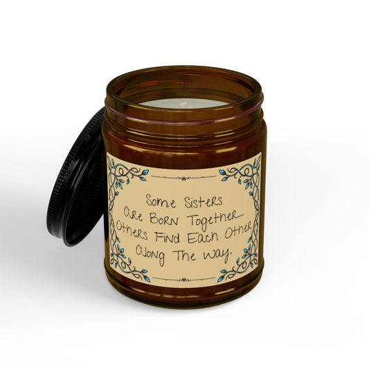 Heartfelt Sister Candle - 'Some Sisters Are Born Together' | Perfect Gift for Sister-in-Law & Friends