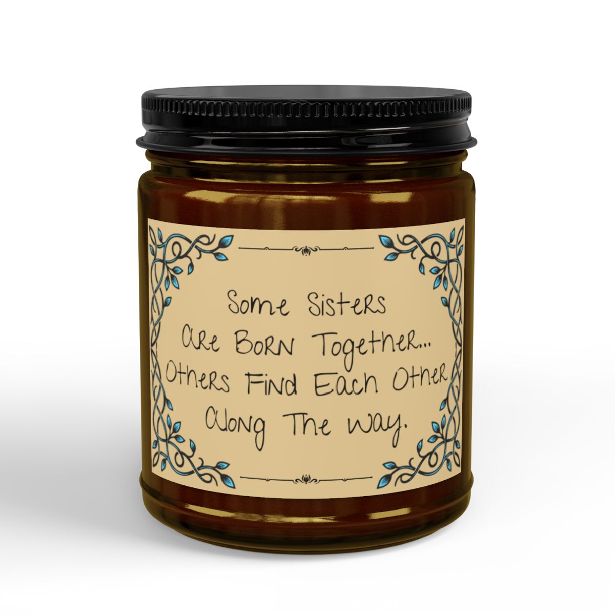 Heartfelt Sister Candle - 'Some Sisters Are Born Together' | Perfect Gift for Sister-in-Law & Friends