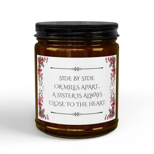 Heartfelt Sister Candle: Always Close to the Heart | Perfect Gift for Any Occasion