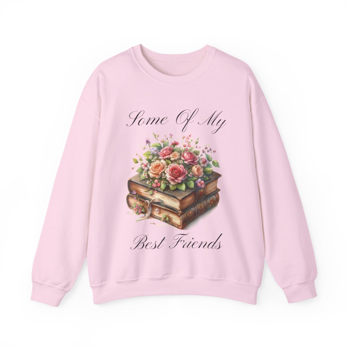 Floral Book Sweatshirt – Gift for Book Lovers