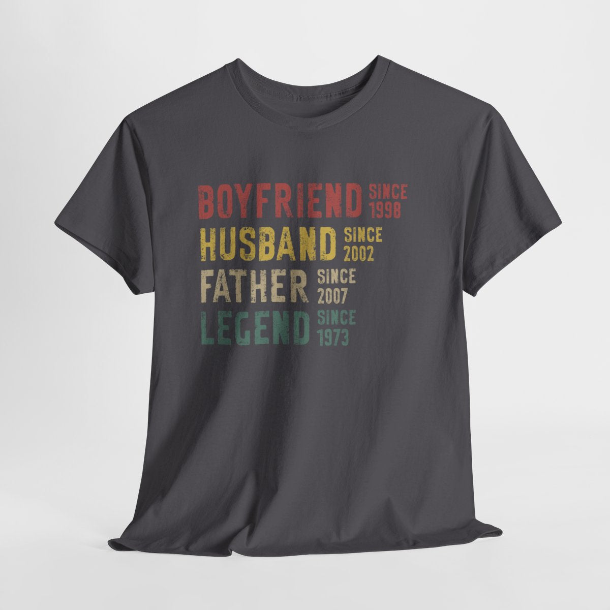Personalized Legend T-Shirt for Dad, Husband & Grandpa - Custom Year Father's Day Gift